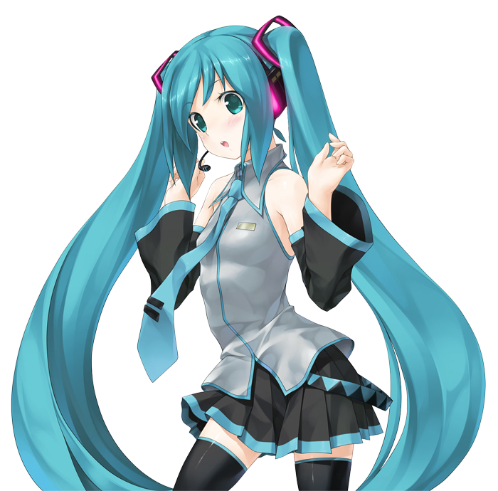 transparent miku