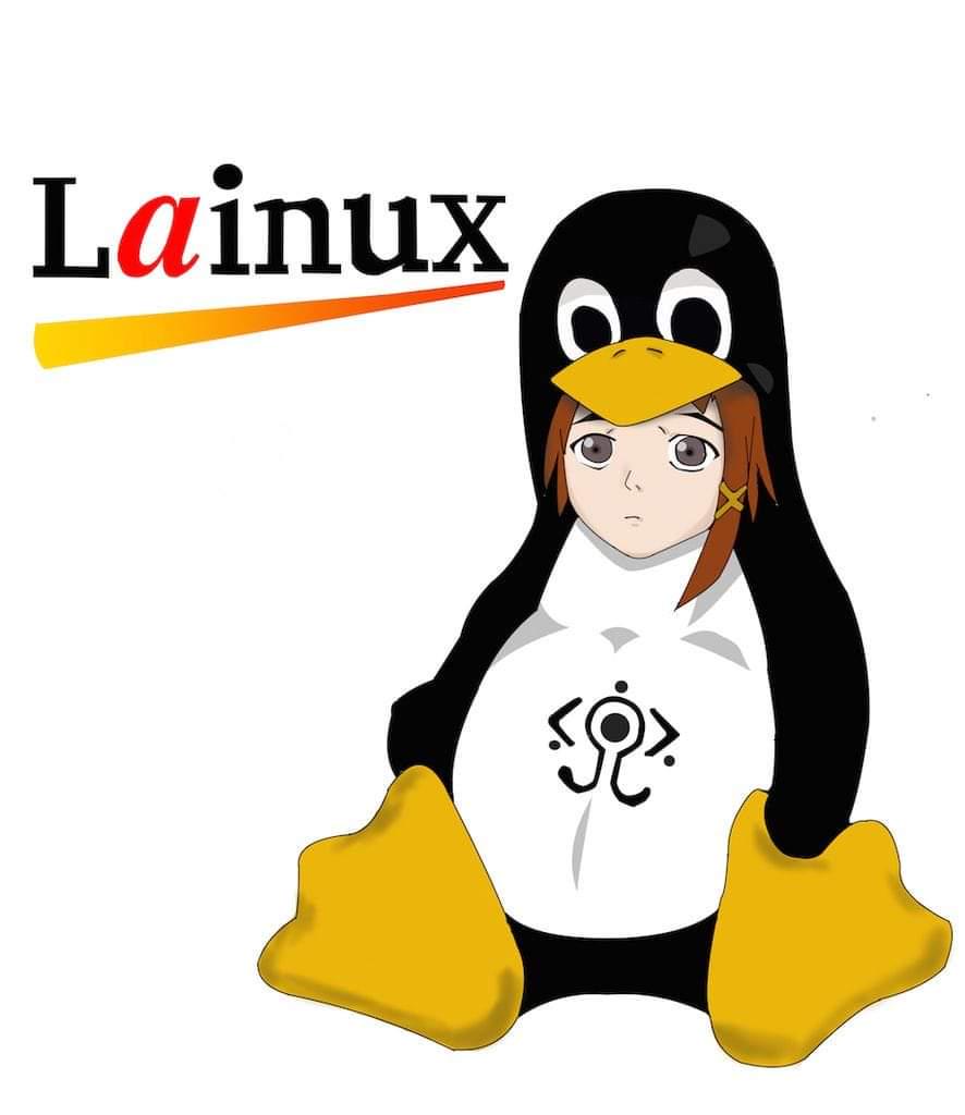 Lain Linux Meme