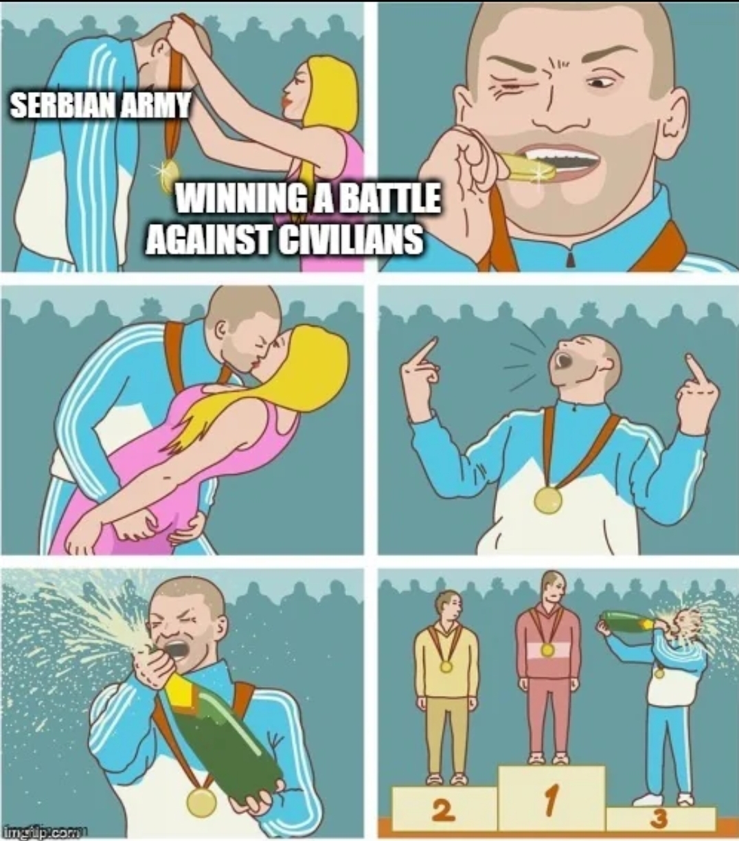 Serbian war crimes meme